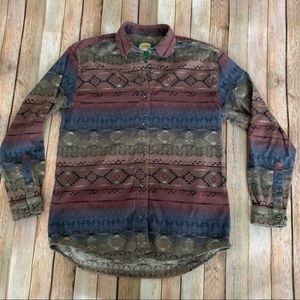 Cabela’s women’s medium flannel tribal print